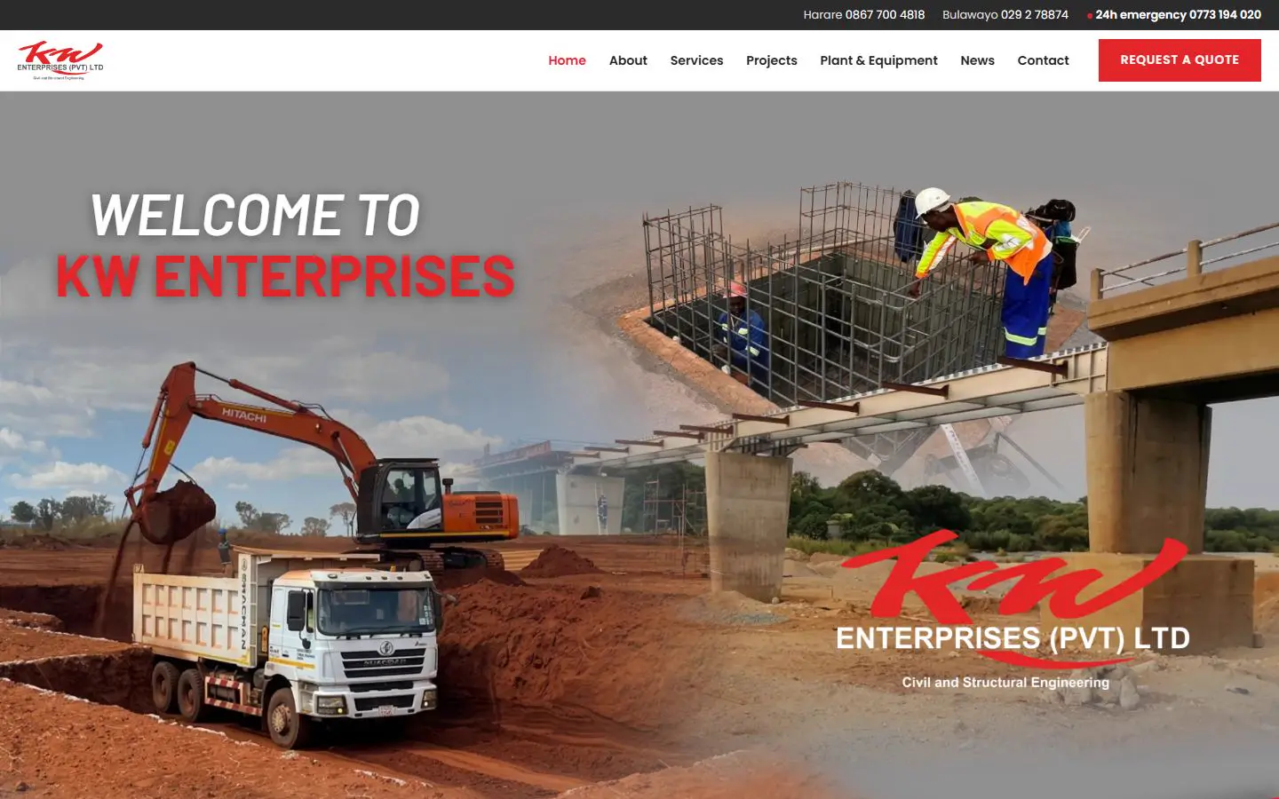 KW Enterprises home page