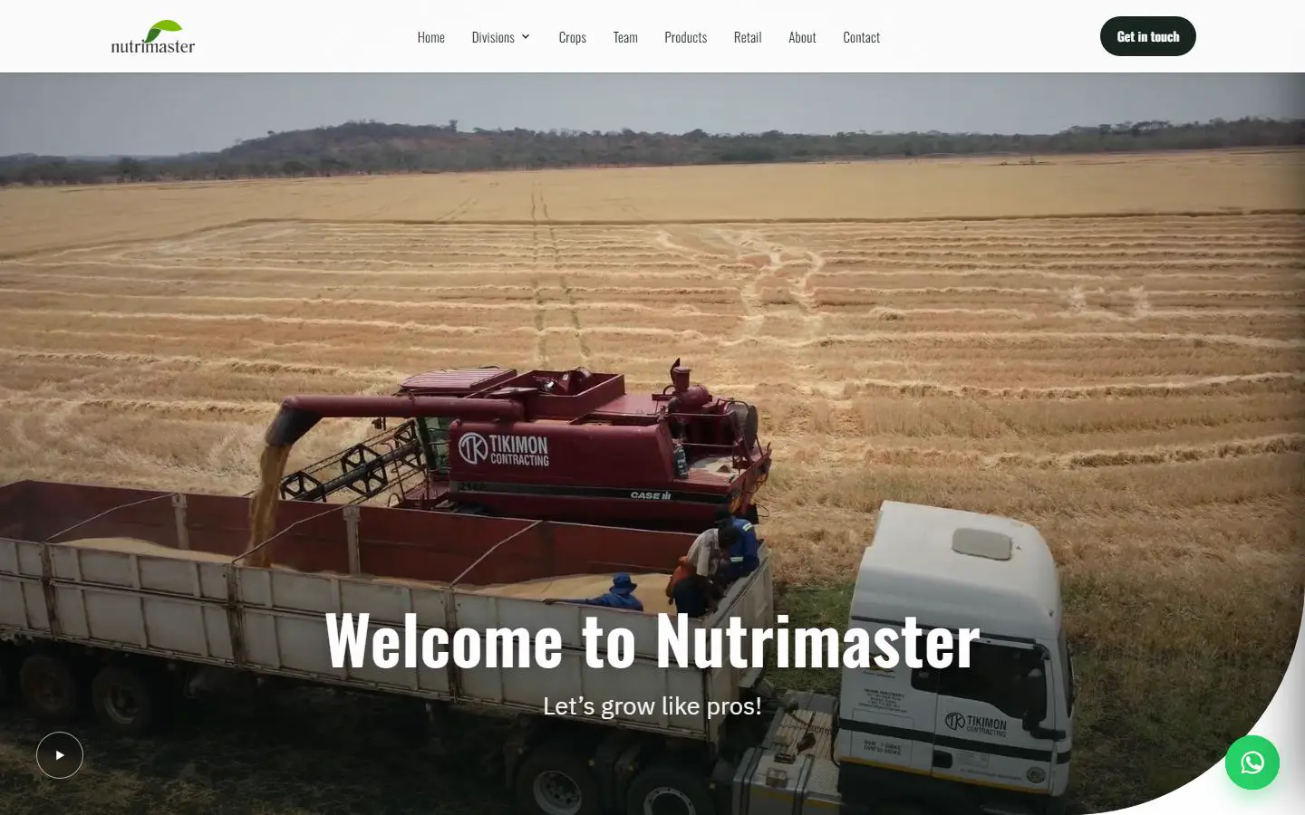 Nutrimaster website redesign